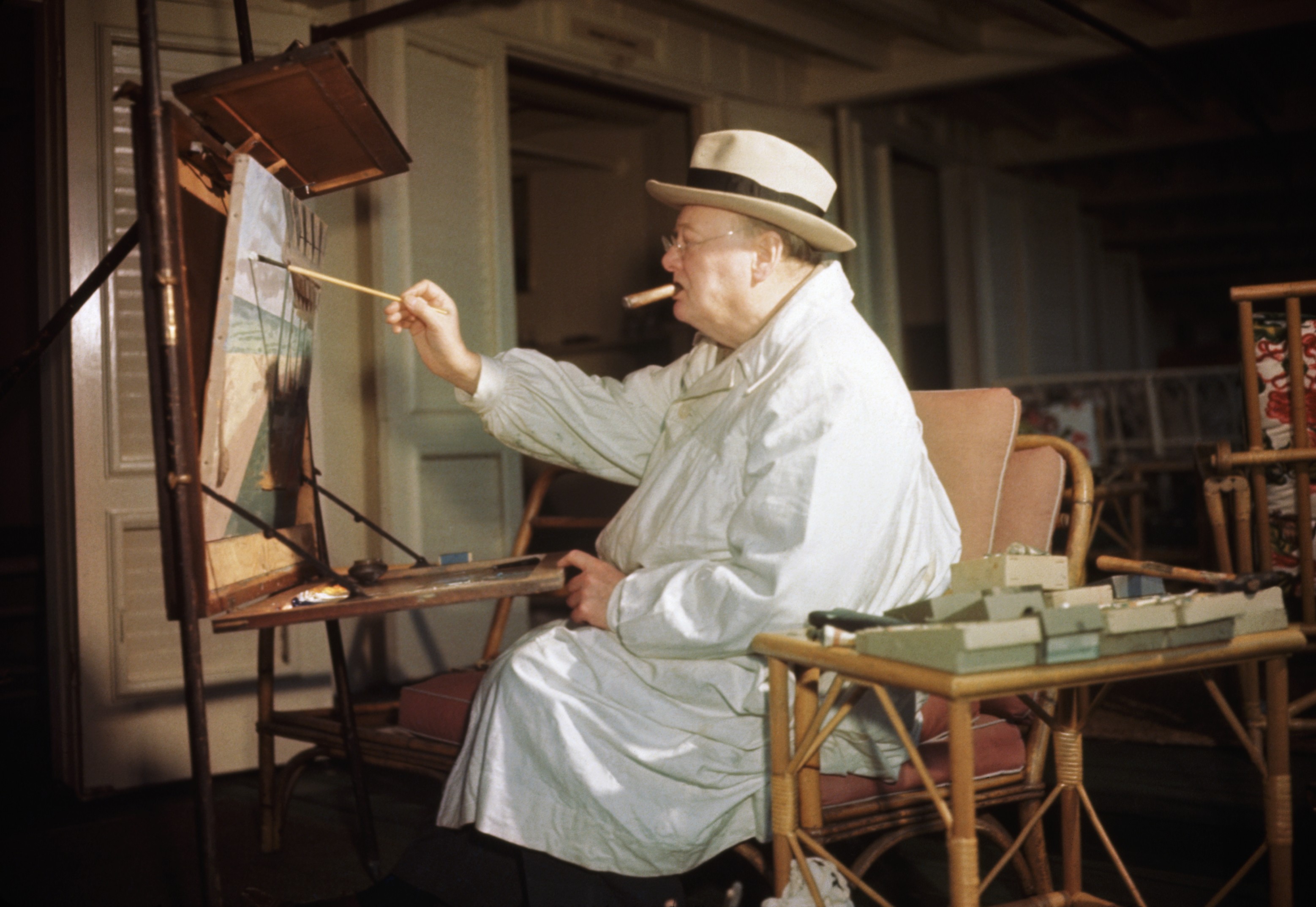 Одно время я увлекался живописью. Уинстон Черчилль и живопись. Черчилль художник. Уинстон Черчилль рисует. Картины Уинстона Черчилля фото.