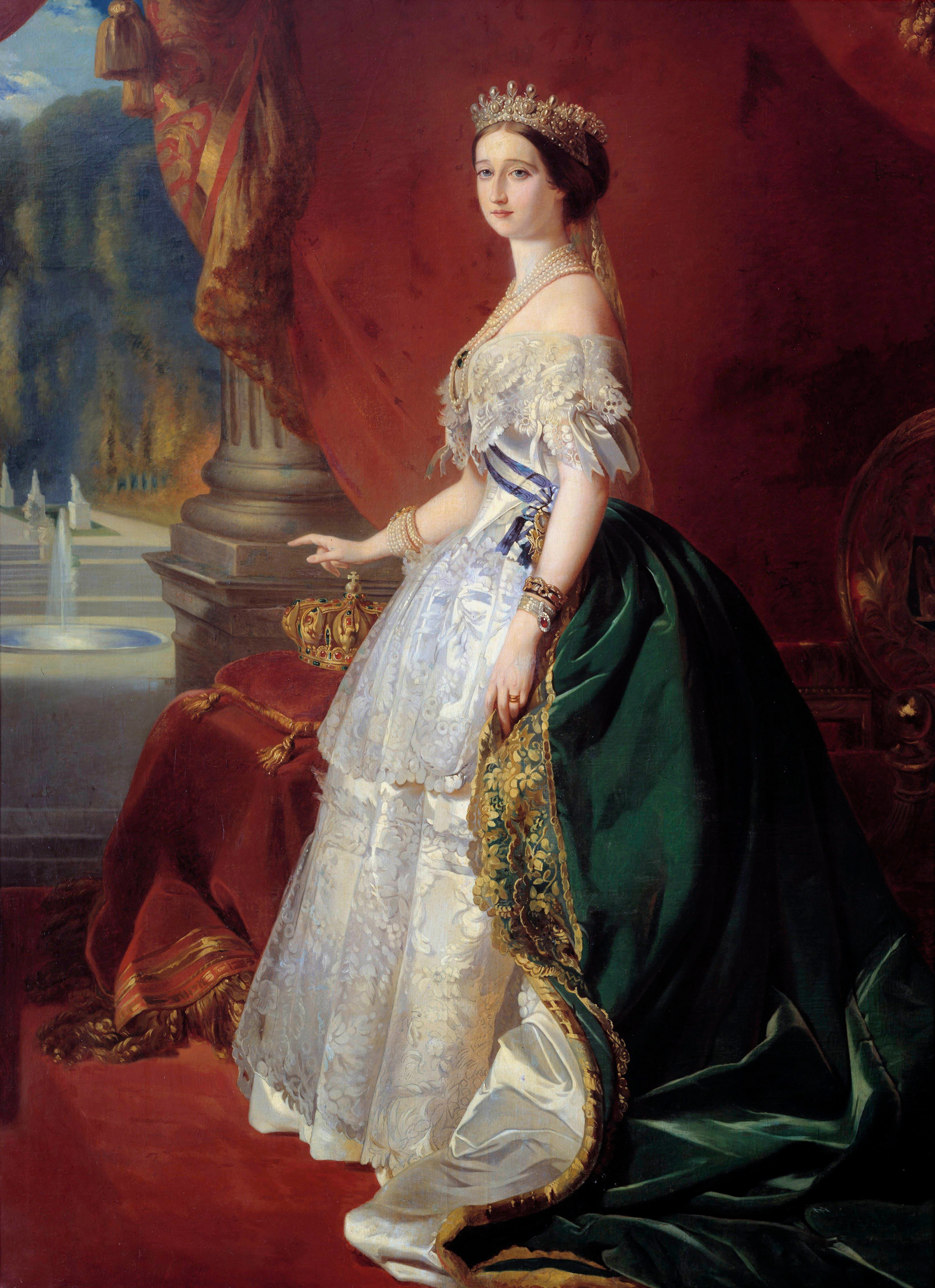 Rare”Post Card of Empress Eugenie, Consort of Napoleon III, Emperor