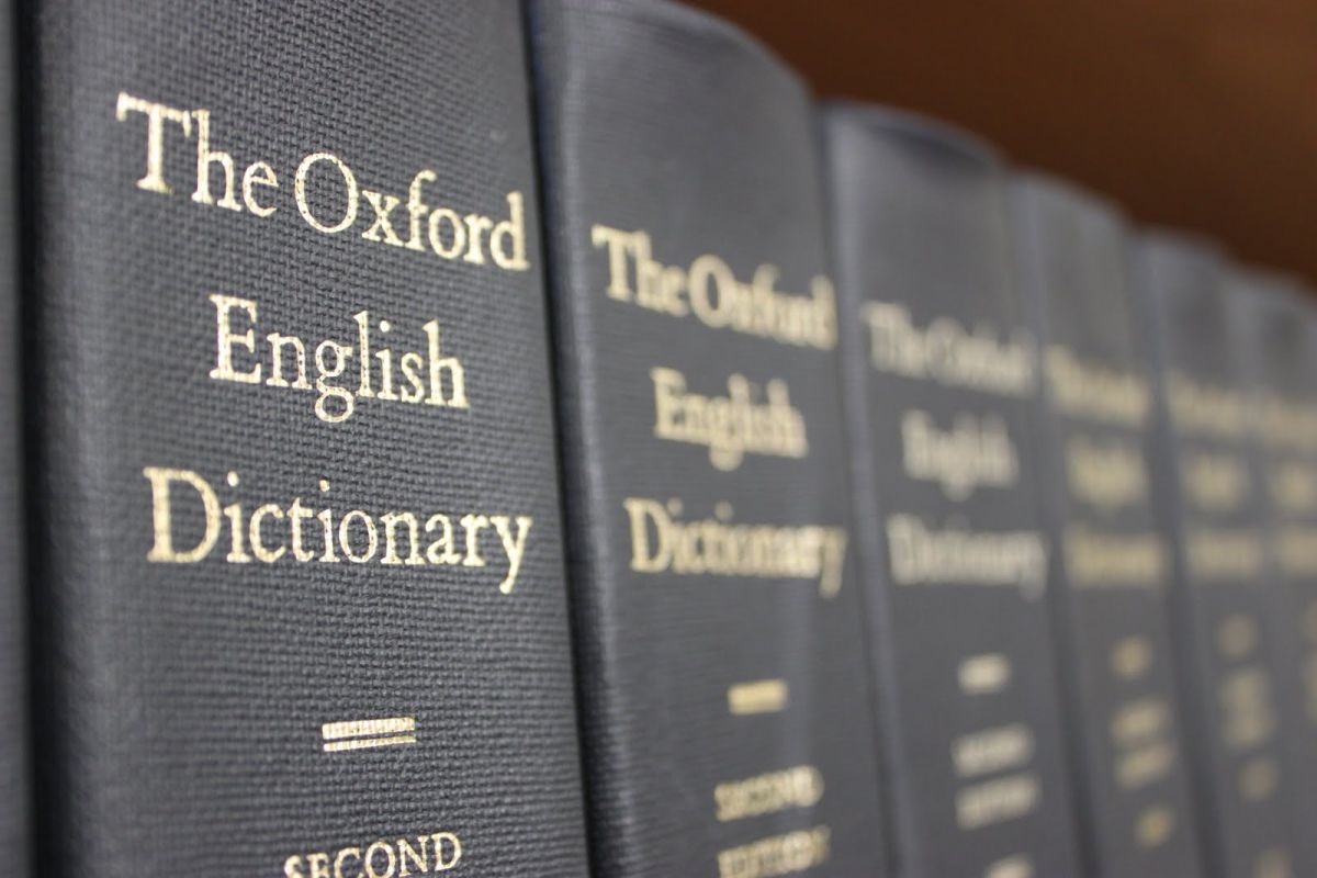 According to the oed . . .