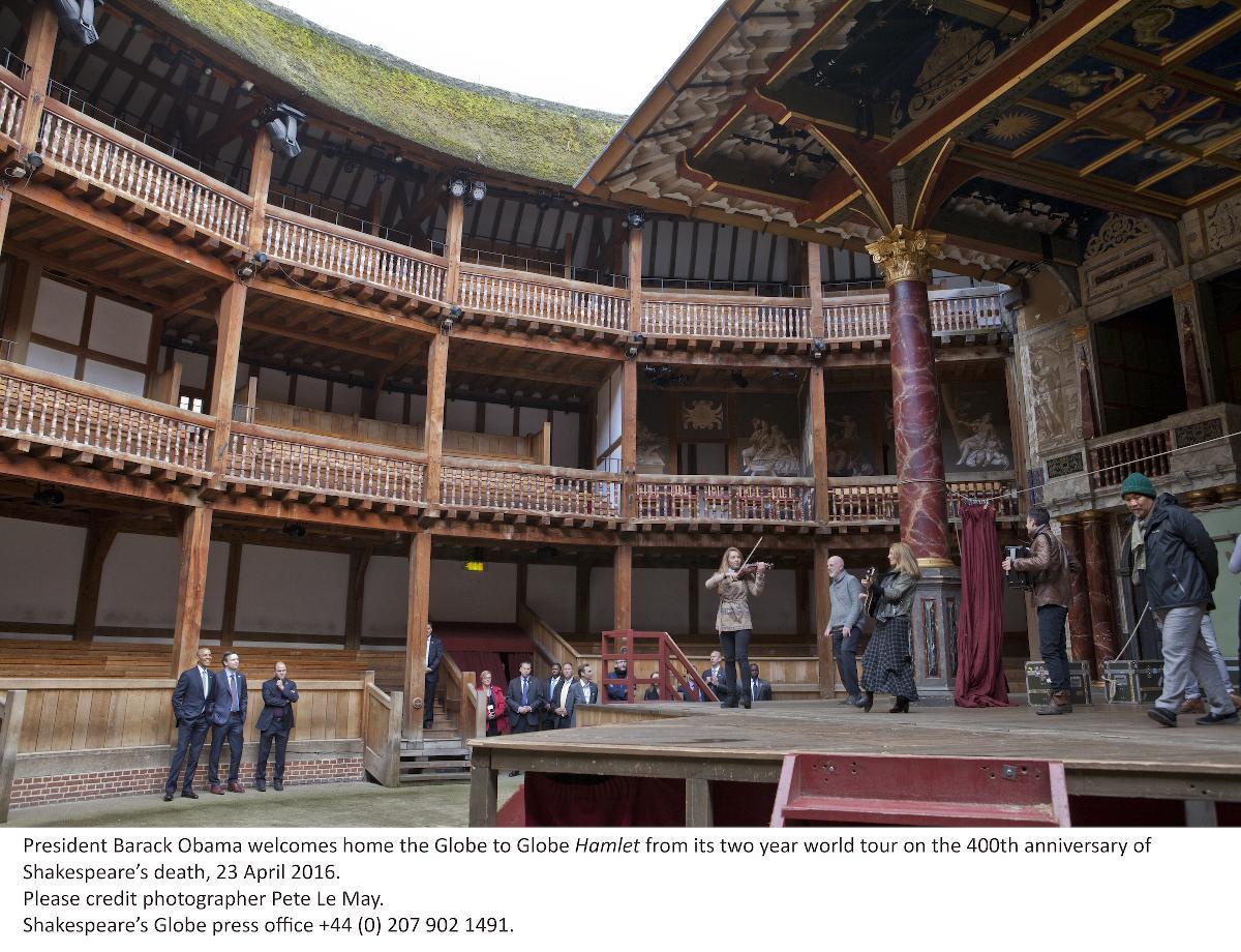 “Hamlet” at Shakespeare’s Globe Theatre