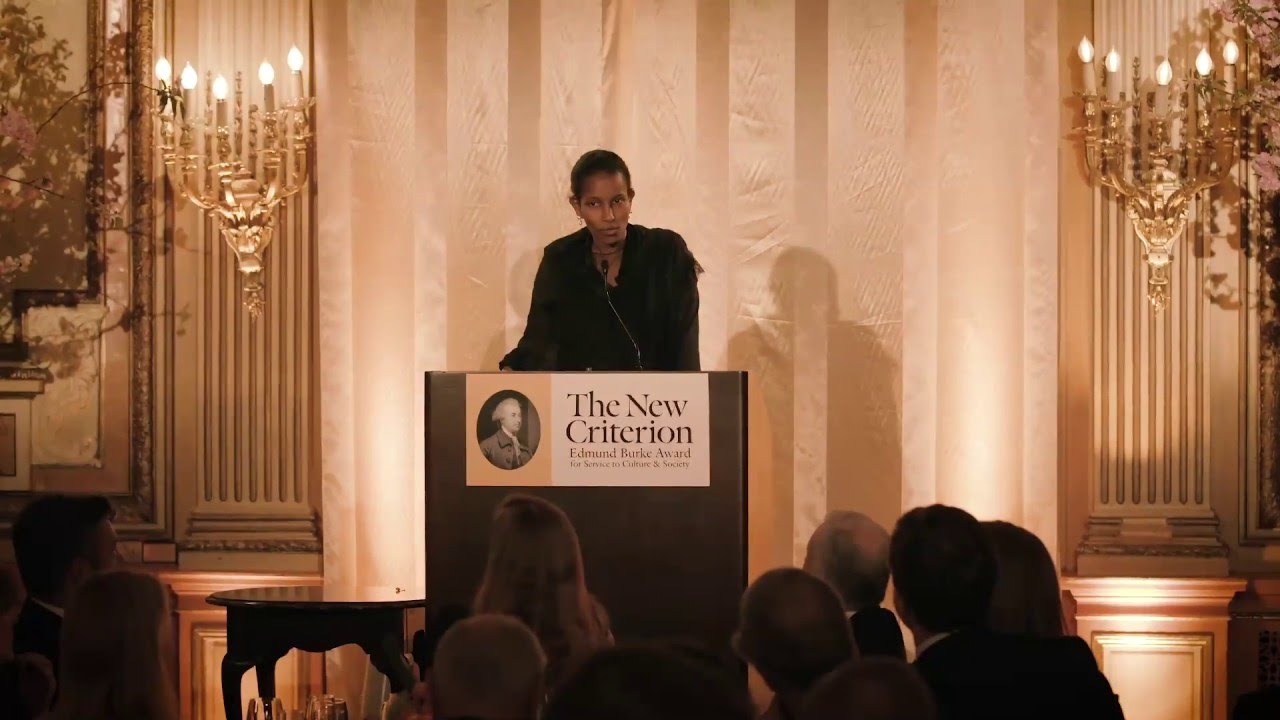 Ayaan Hirsi Ali receives The New Criterion’s fourth Edmund Burke Award