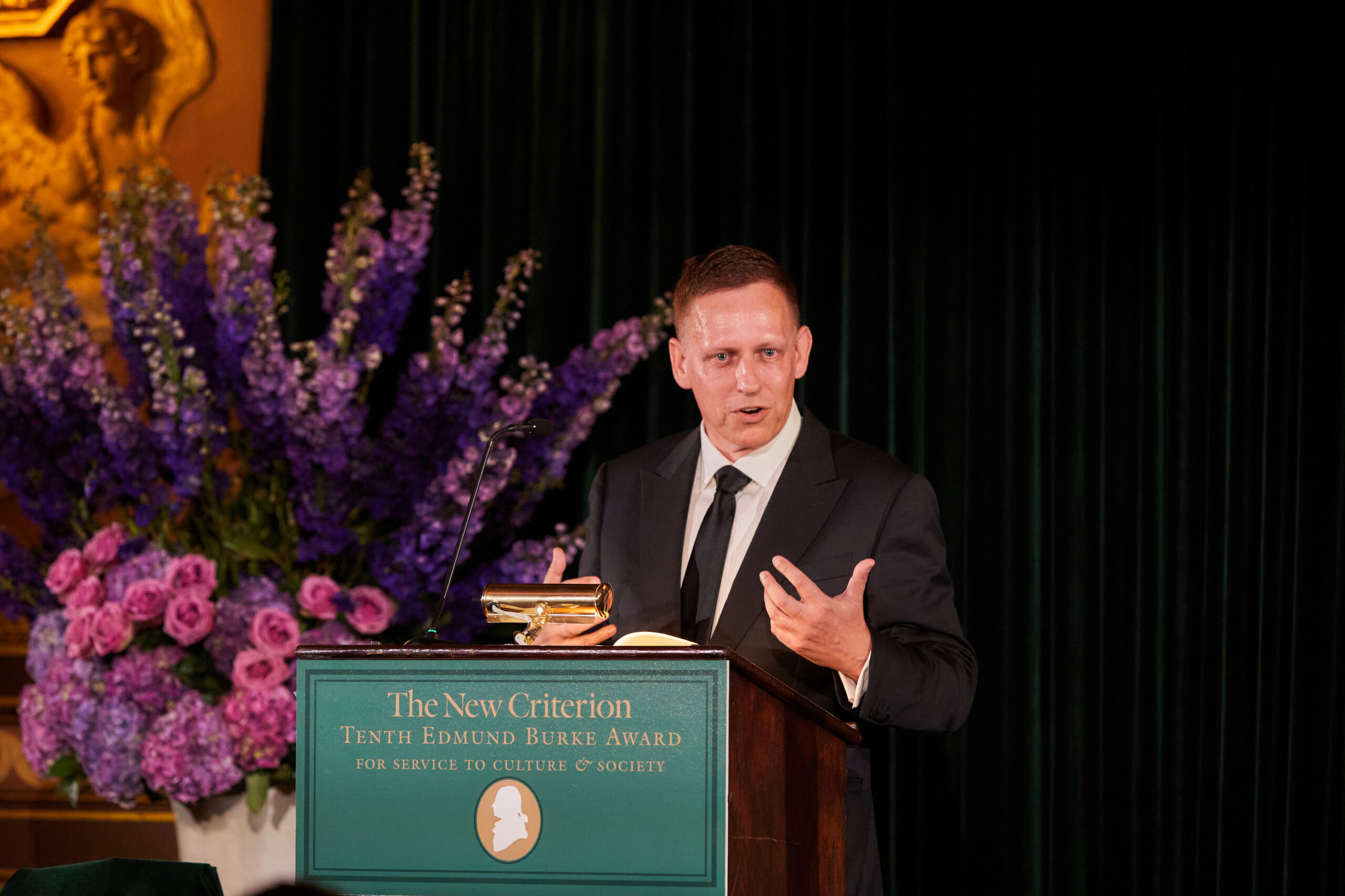 Peter Thiel receives The New Criterion’s 2023 Edmund Burke Award
